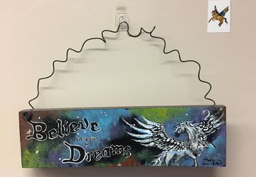 Believe in your dreams! Pegasus Fantasy Wall Art