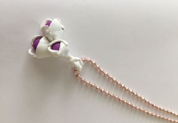 Minimalist clay bouquet roses clay hand sculpted n.002