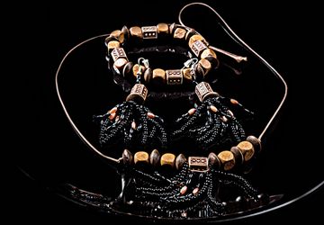 A set of jewelries "Spiders"