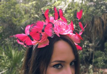 Secret Garden - Monarch Butterfly EDM Festival Headband
