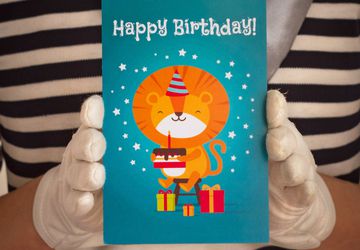 Postcard "Happy Birthday"