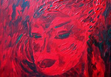 A painting "A power of thought"