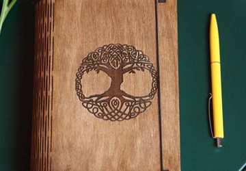 Black Suede Handmade Notebook