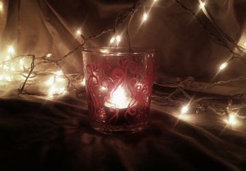 A mysterious candle holder