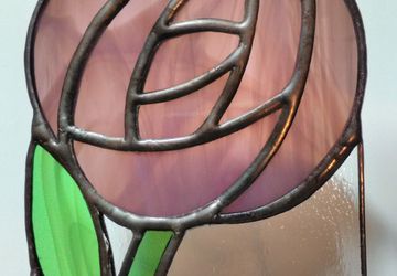 Mackintosh Glasgow Rose Rose Suncatcher