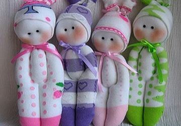 A Handmade Doll Out of a Sock