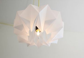 Handmade paper lamps DIY