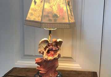 Vintage Angel Lamp