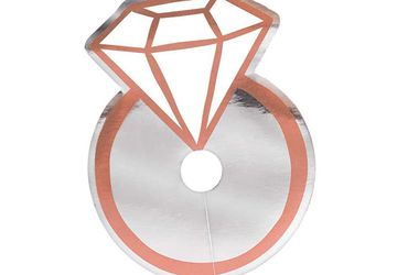 Diamond Ring Glass Drink Tags – Hens Night Activities