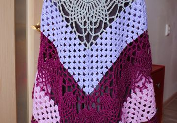 A wool shawl