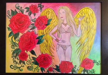 A picture with sequins