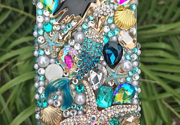 Mermaid Starfish Bling phone case