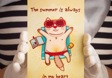 Postcard "The Summer is Always"