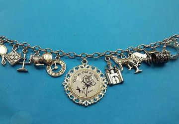 Tale as Old as Time charm bracelet
