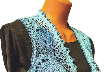 A waistcoat "Powder-blue delight"