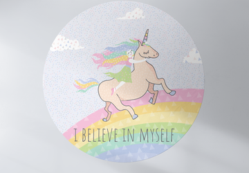 Unicorn Love, PVC Carpet print, kids Room Decor ,Girls Carpets, Girls Nursery Art, Gift for Girls, Art for Girls Room, Unicorn illustration