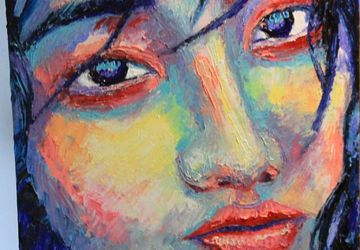 The portrait of a girl