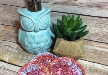 Set of 3 Facial Cleansing Pads made from 100% Cotton