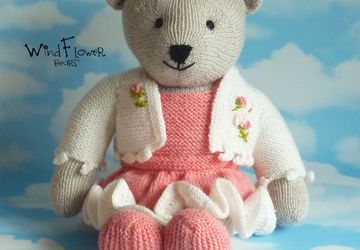 Hand crafted, one of a kind teddy bear - Lucerne.