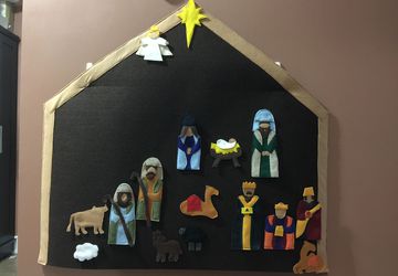 Felt Nativity Decorating Activity
