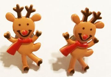 Reindeer Post Earrings #06