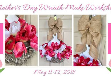 Mother's Day Tulip Basket Wreath Make Workshop