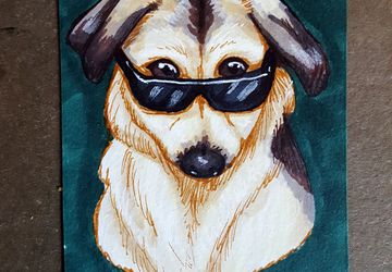 2.5"x3.5" Hand-painted Pet Portraits | Gift for Pet Owner, Animal Lover, Cat Lover, Dog Lover, Horse Lover | Pet Memorial, Pet Remembrance, Pet Loss