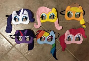 Felt My Little Pony Inspired Masks