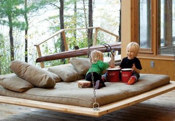 Garden swings with your own hands