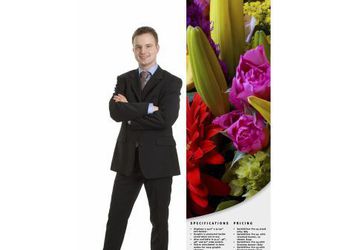 QuickSilver Pro 24 Retractable Banner Stand | Banner Stand Pros