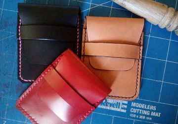 Leather earphone holder, Cable organizer