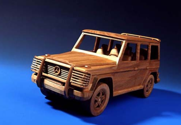 Wooden car