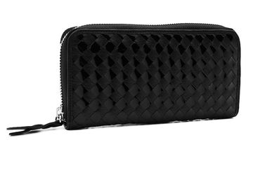 Woman's leather wallet Cangurione 2114-001 A.R Black