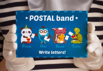 Postcard "Postal band"