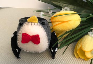 DIY Sewing Kit // Make your own Plush Bird // Easy Craft Project // Baby Mobile Animals