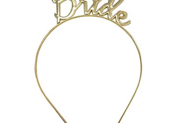 Gold Bride Headband – Hens Night Ideas At Pecka Products