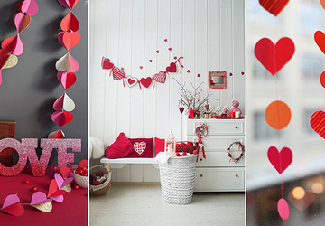 DIY decorations to Valentine's Day!
