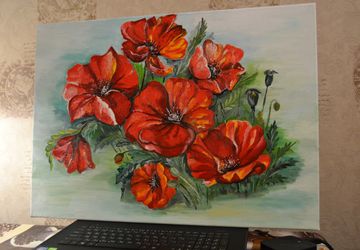 A painting "A poppy seed"