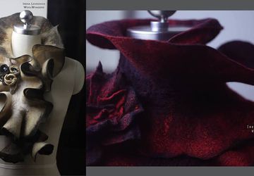 Felted Ruffled Scarf Workshop