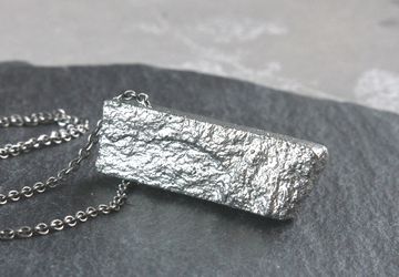 Druzy Necklace Oxidized Silver Gemstone Jewelry Unisex Necklace Chunky Jewelry Bohemian  Titanium Druzy Mens Necklace