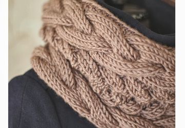 How to knife a scarf snood