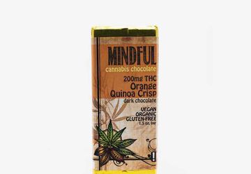 Buy Edibles Online at Hush Cannabis Club | Orange Quinoa Chocolate Bar