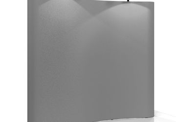 Get Attention at Trade Fair With the Coyote 8’ Serpentine Pop-Up Display