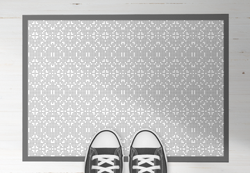 Cool Grey, PVC Carpet, Home Decor, Area Rug, Floor Rug, Linoleum Rug, Kitchen Rug, Colorful Rugs, New Home Gift, Home Design, Vinyl Rug