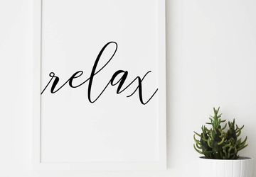 Relax wall art, meditation wall art.