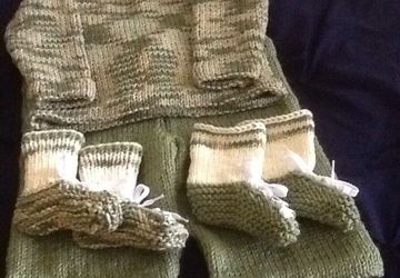 Mr. Green Jeans newborn pant set.