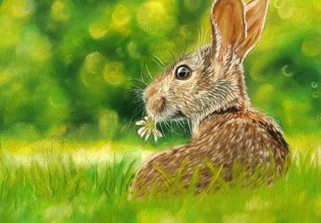 Sweet Clover | Original wildlife painting