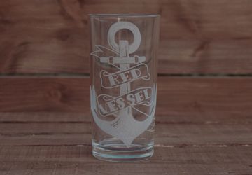 Anchor Drinking Glass