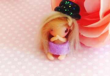 Miniature art doll