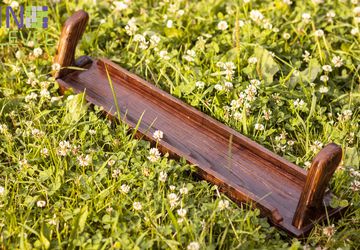 a tray for beer glasses